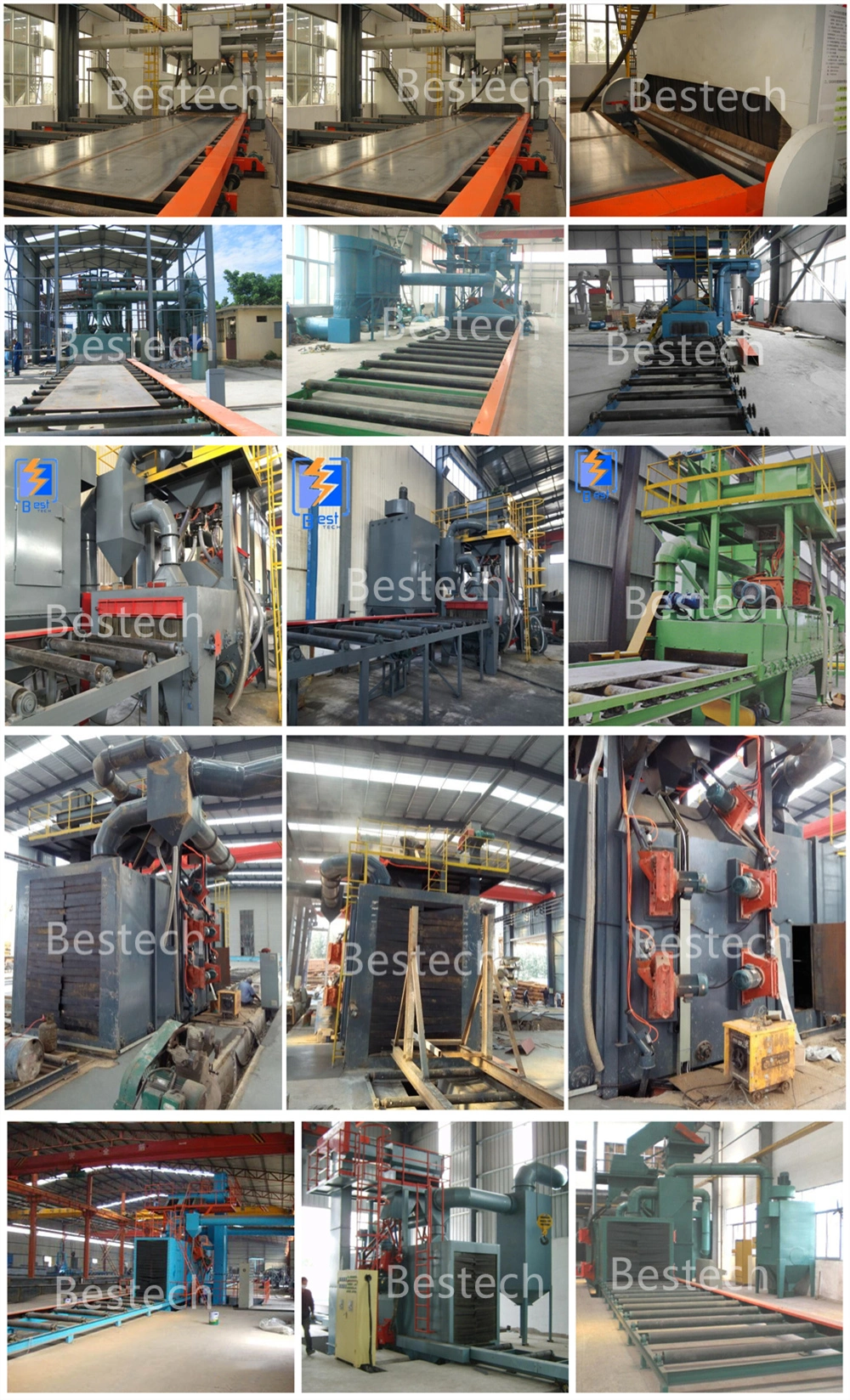 Roller Conveyor Shot Blasting Machine/Steel Plate Shot Blasting Machine