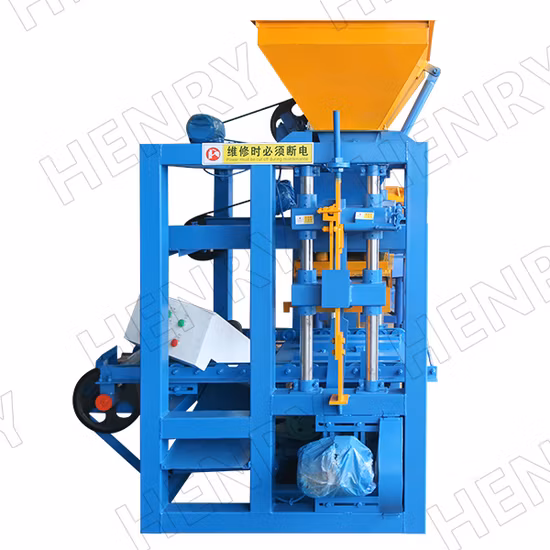 Qt4-24 Бетонный цементный песок Бетонный смеситель для производства блоков